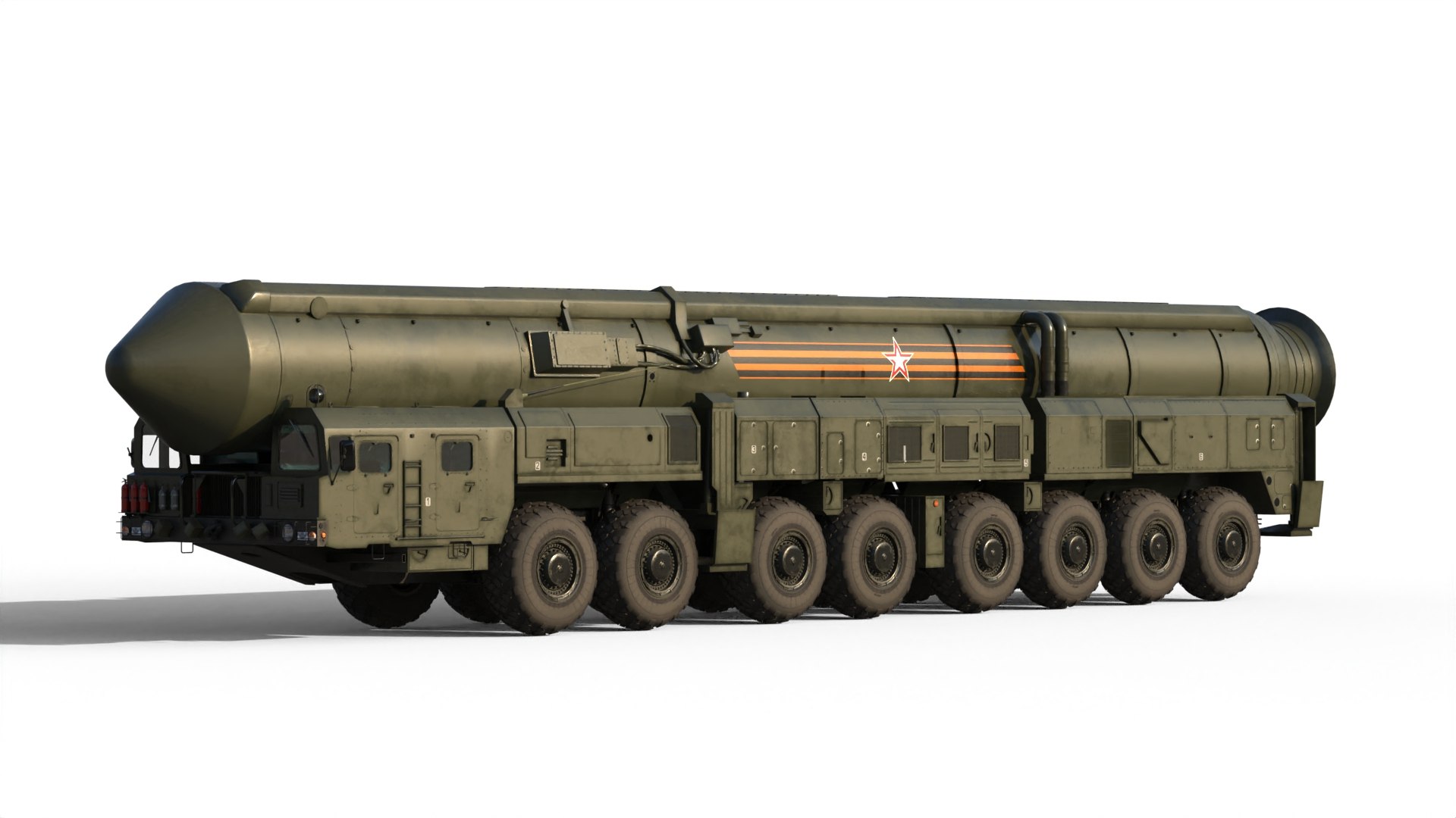 3D Topol M SS-27 Rs24 Yars SS-29 Model - TurboSquid 2459189