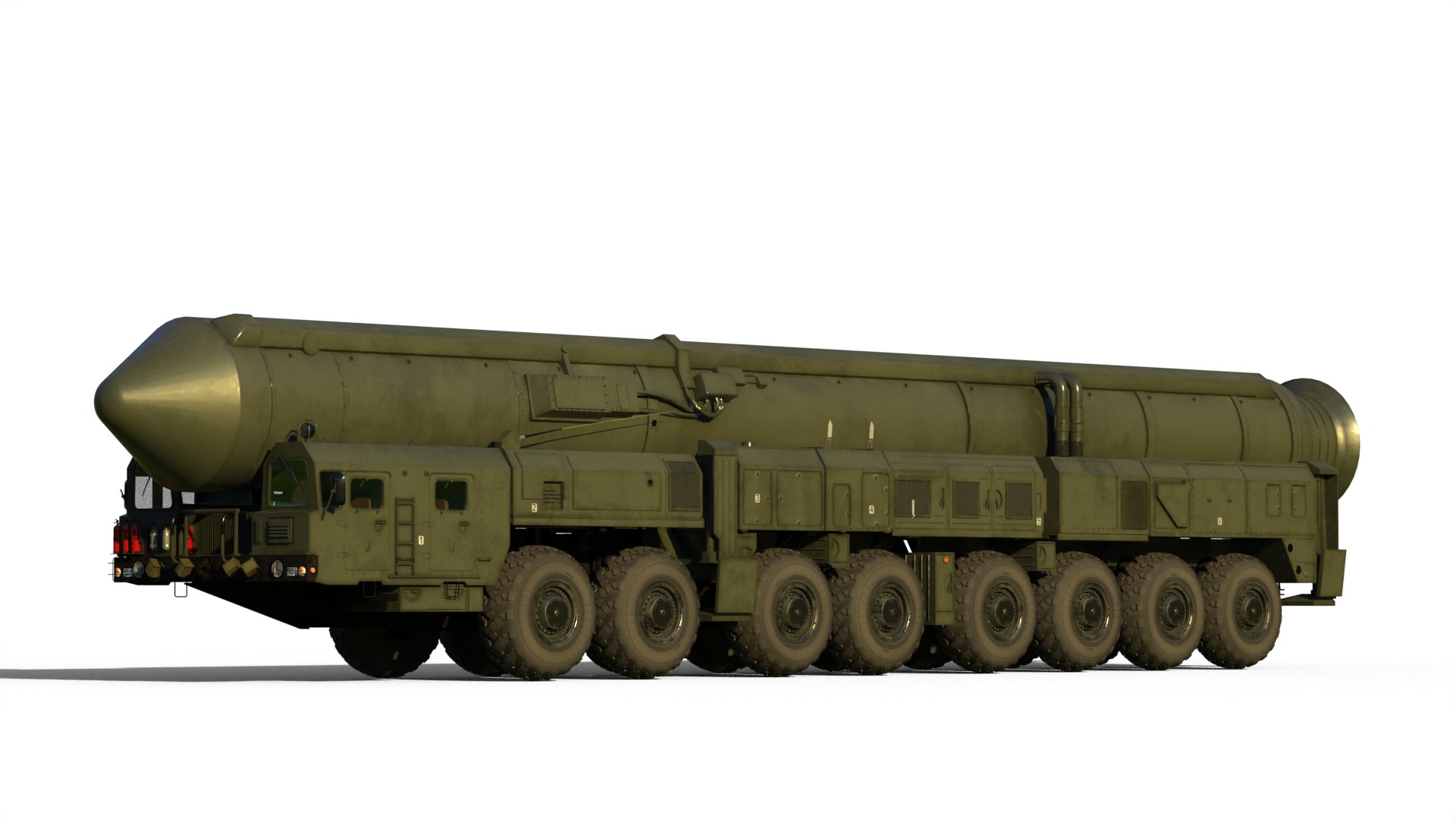 3D Topol M SS-27 Rs24 Yars SS-29 Model - TurboSquid 2459189