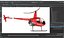 Robinson R-22 Compact Rotorcraft Red Rigged for Maya 3D