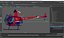 Robinson R-22 Compact Rotorcraft Red Rigged for Maya 3D