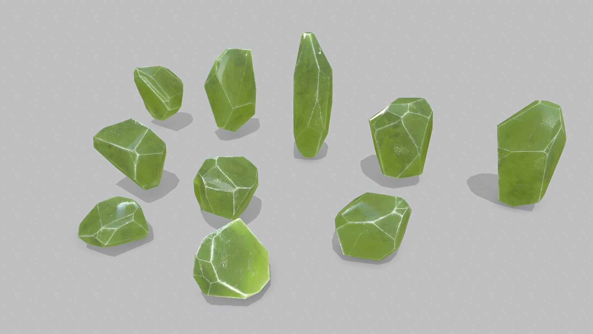 Crystal Set Model - TurboSquid 2177513