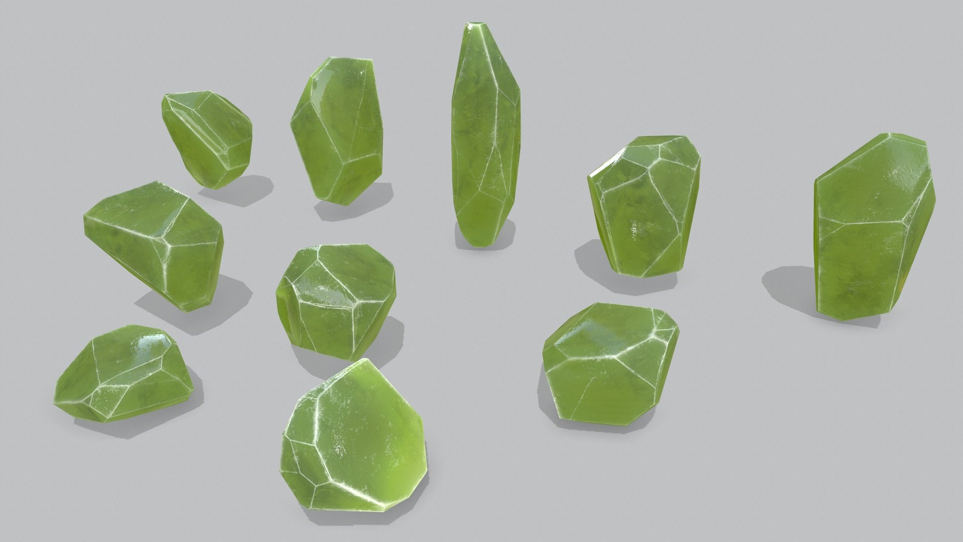 Crystal Set Model - TurboSquid 2177513
