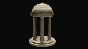 Greek temple 3D model