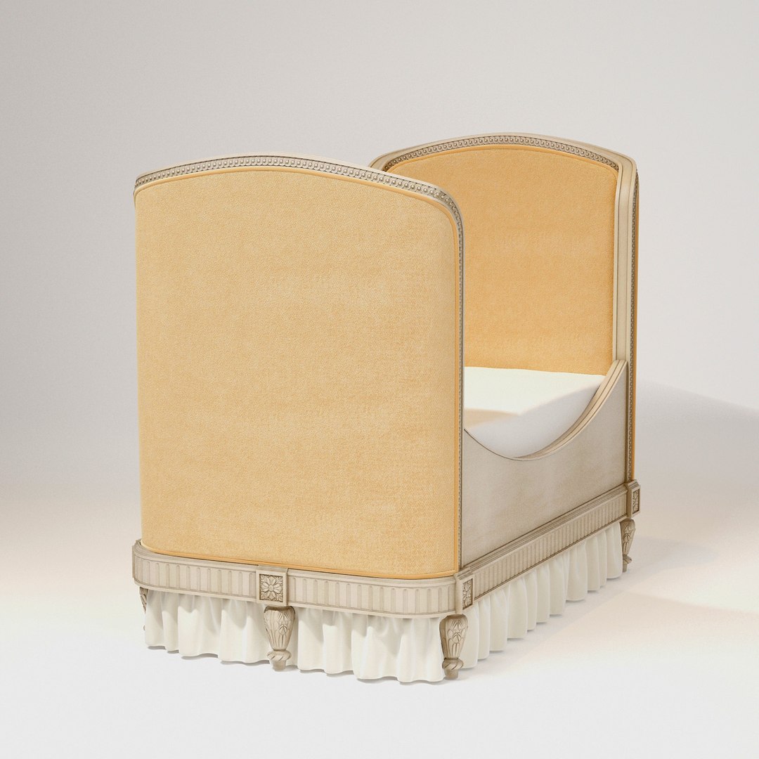 3d Restoration Hardware Belle Upholstered