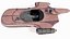 x-34 landspeeder star wars 3d model