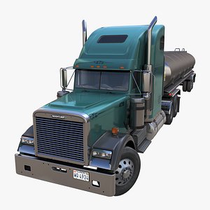 Freightliner Classic XL tanker 3D model