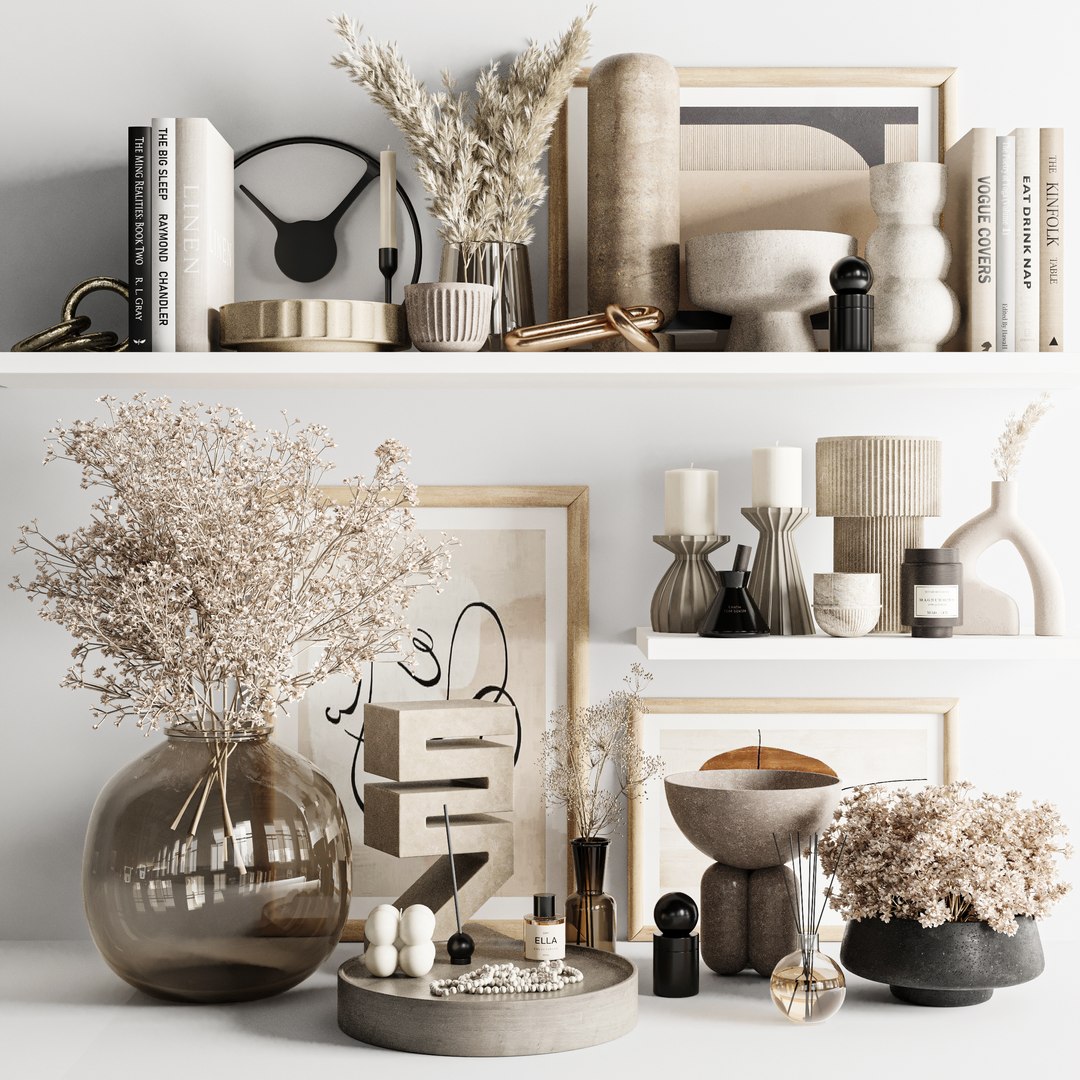 3D Decorative Set 03 - TurboSquid 2079382
