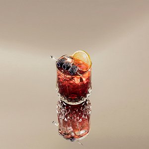 3D Cocktail Bramble
