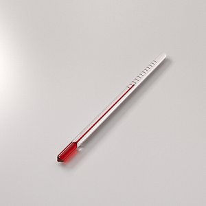 3d thermometer meter model