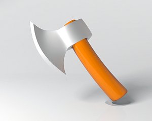 Axe simple 3d icon 3D