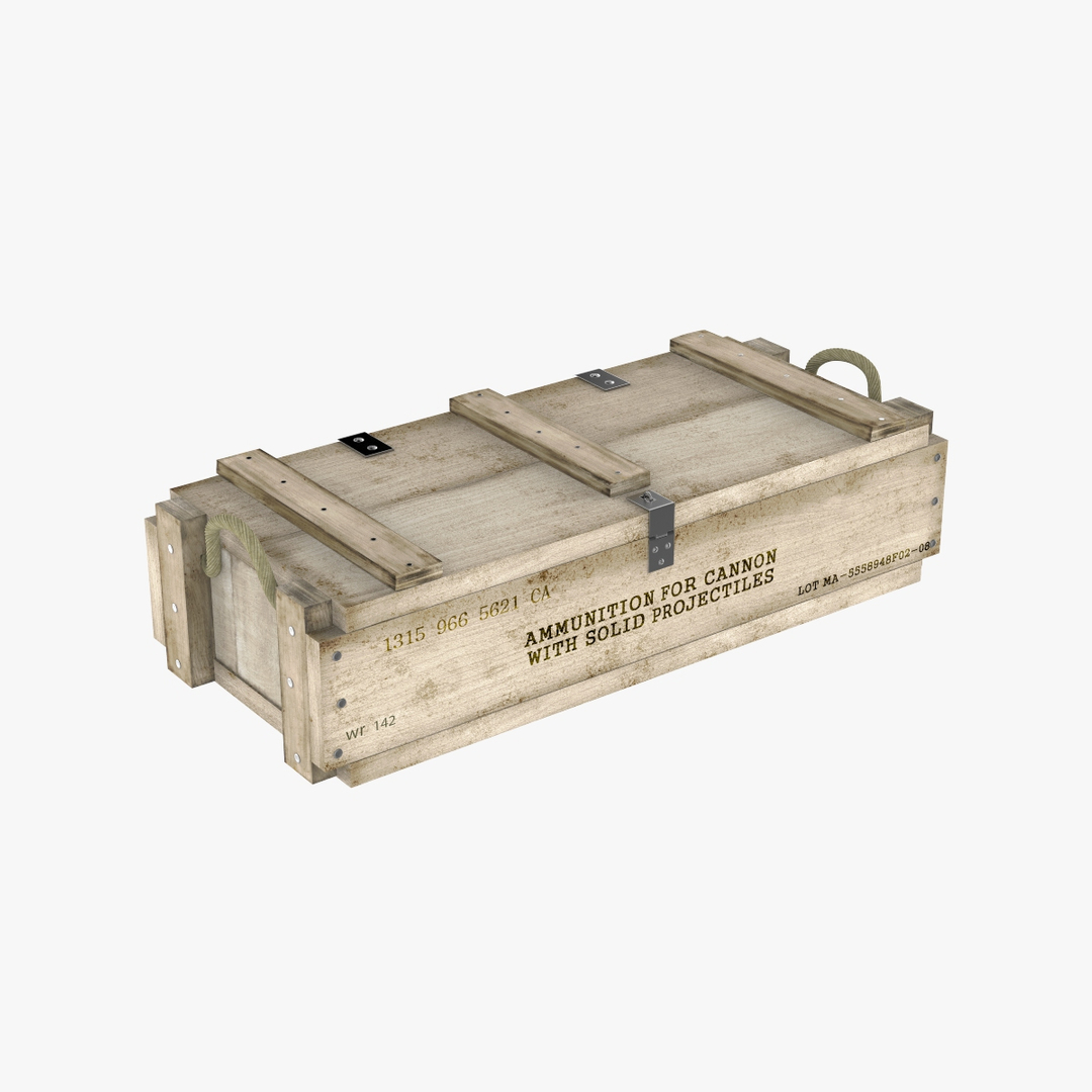 3D Ammo Crate V2 - TurboSquid 1184015