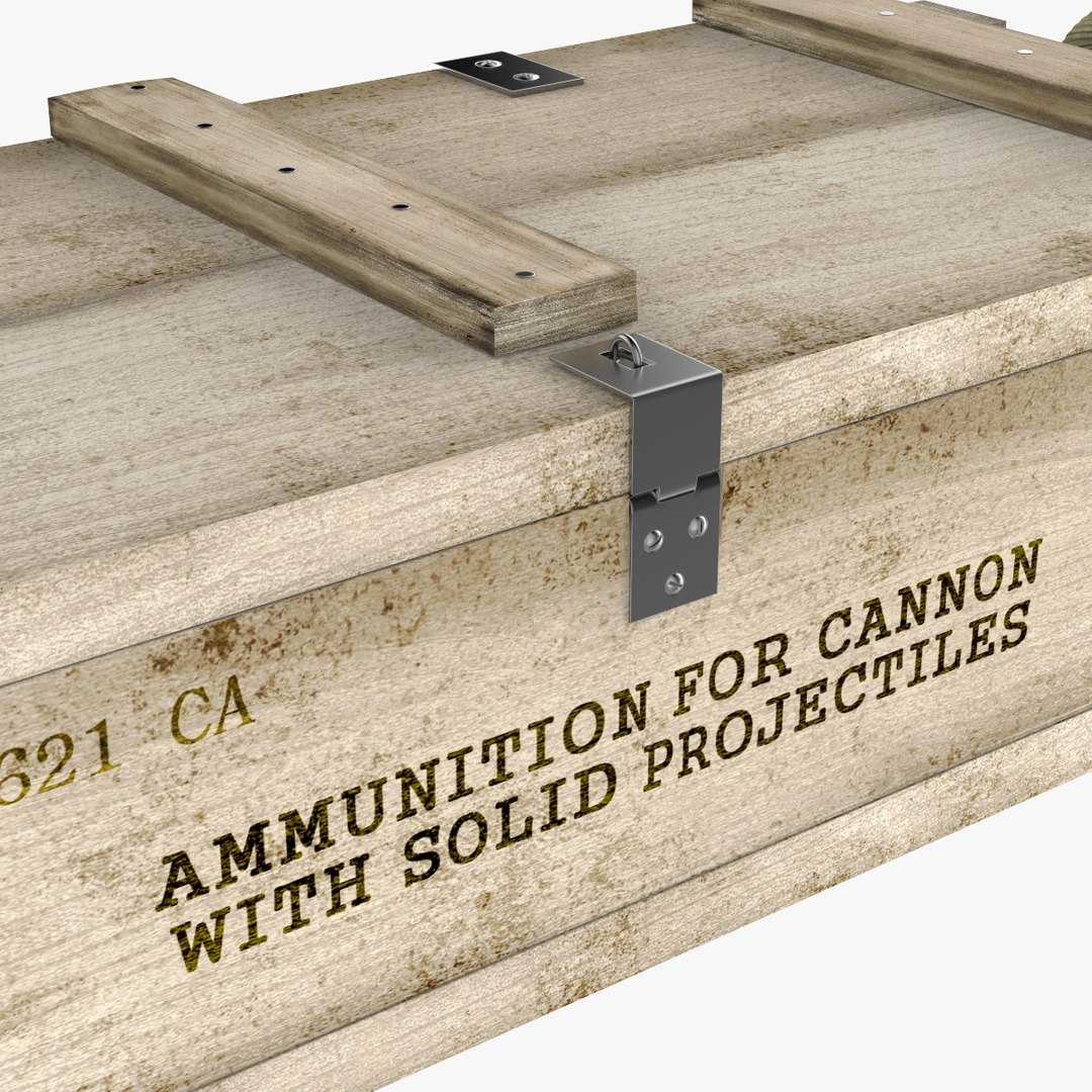 3d Ammo Crate V2 Turbosquid 1184015 