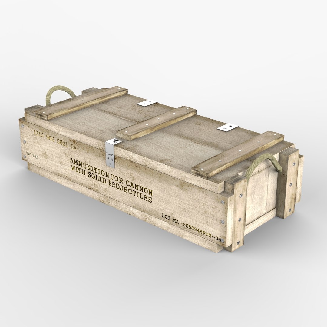 3D Ammo Crate V2 - TurboSquid 1184015