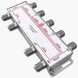 TV and Antenna 8 Way Coaxial Cable Splitter