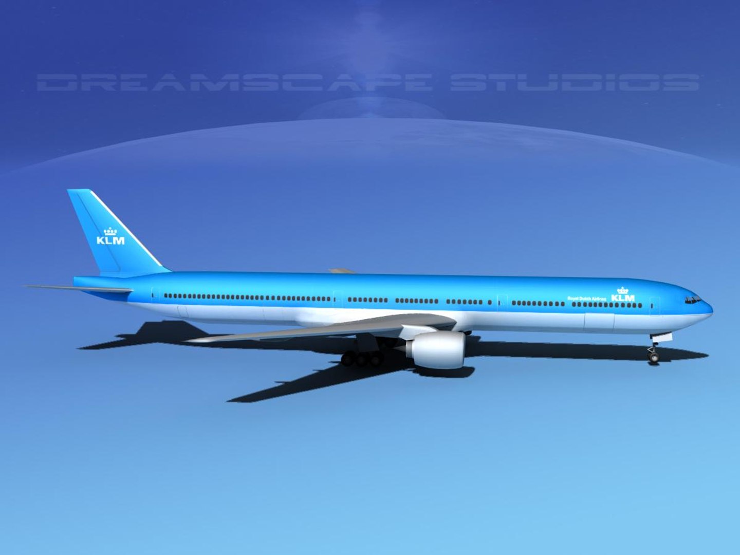 3d Boeing 777-300