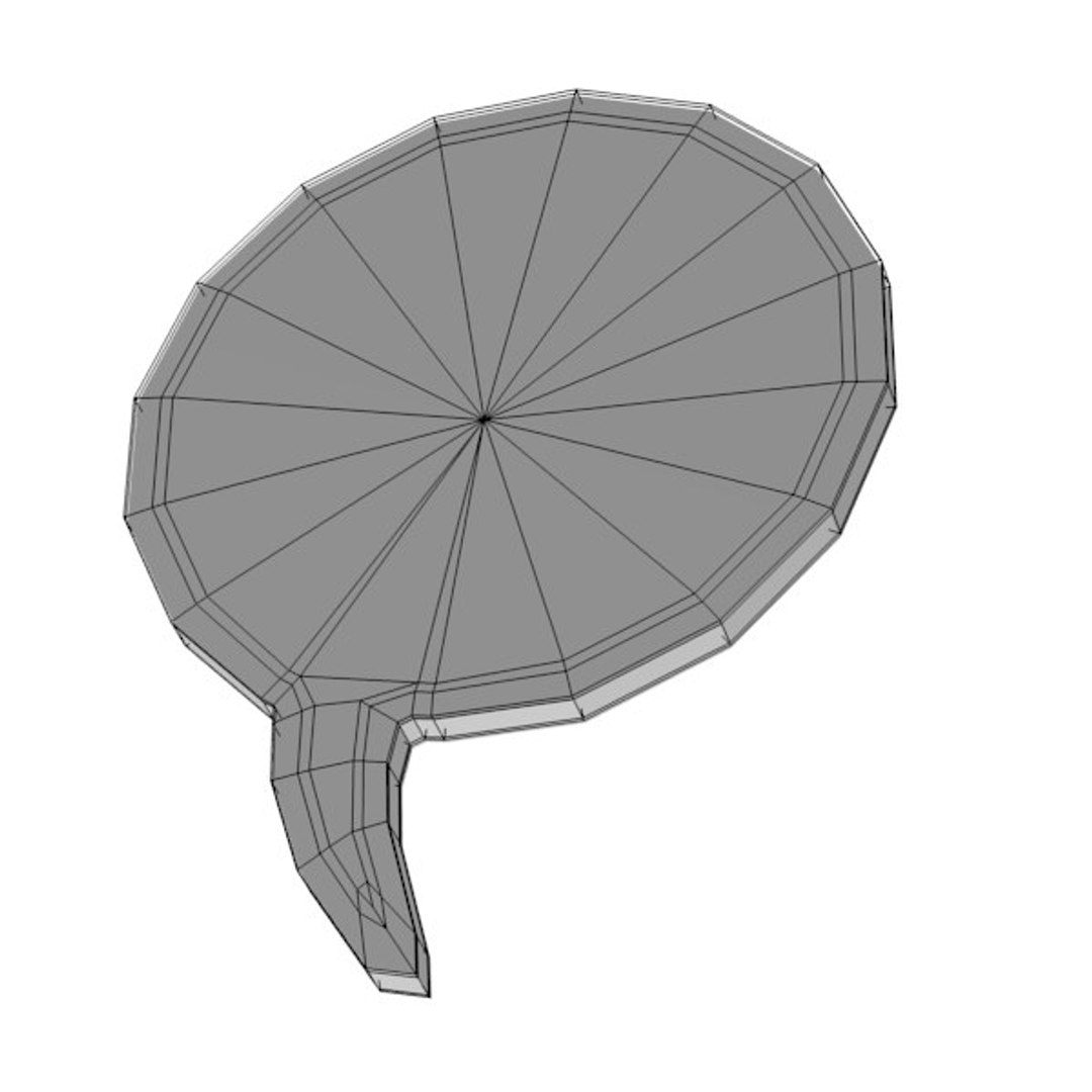 3d model speech bubble