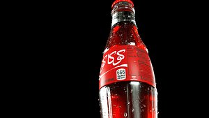 3D model coca-cola bottle