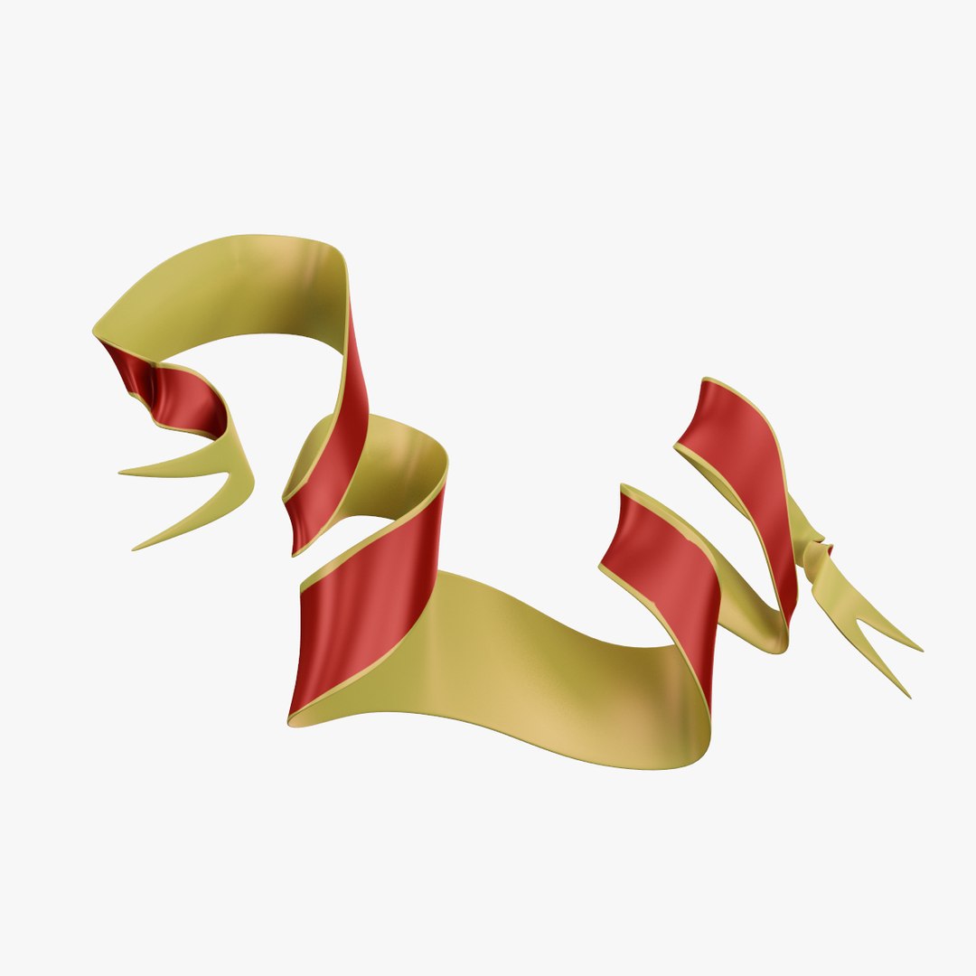 3d Ribbon Model