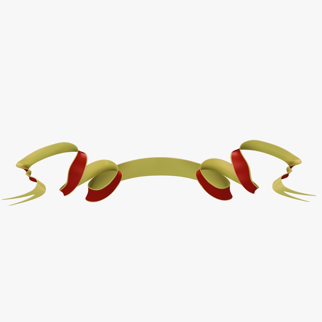 3d Ribbon Model