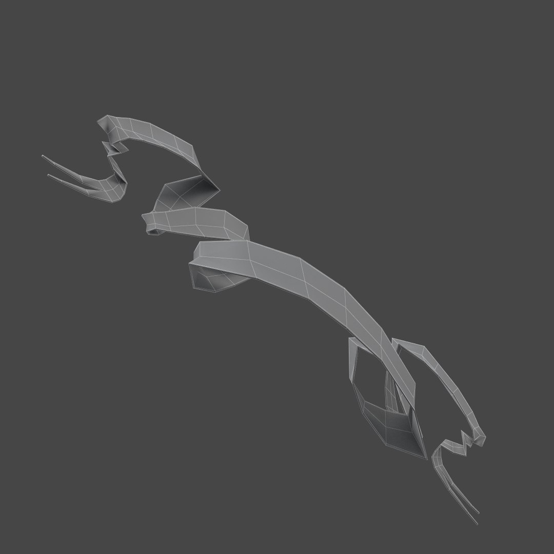 3d Ribbon Model
