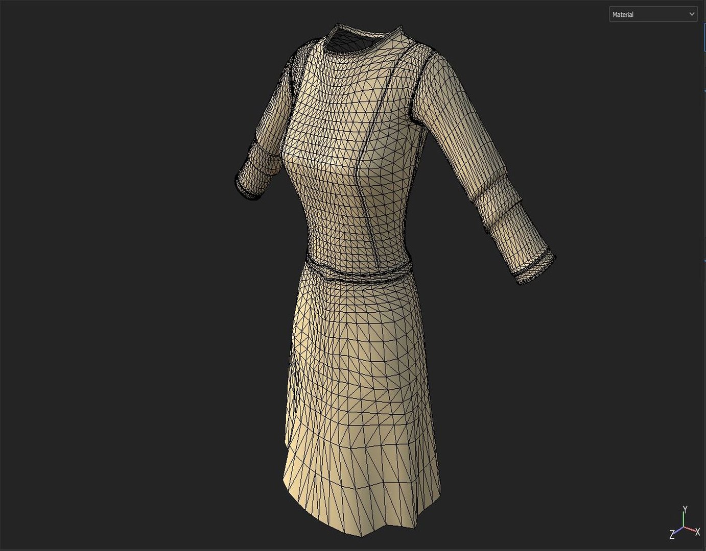 3D Dress - TurboSquid 2345411