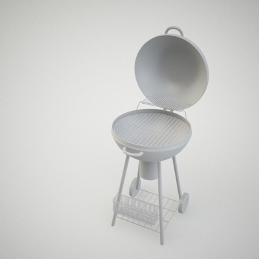 3d model of barbeque