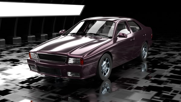 一般的な90年代セダン3Dモデル - TurboSquid 1964431