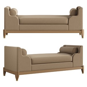 3D Olive Daybed model