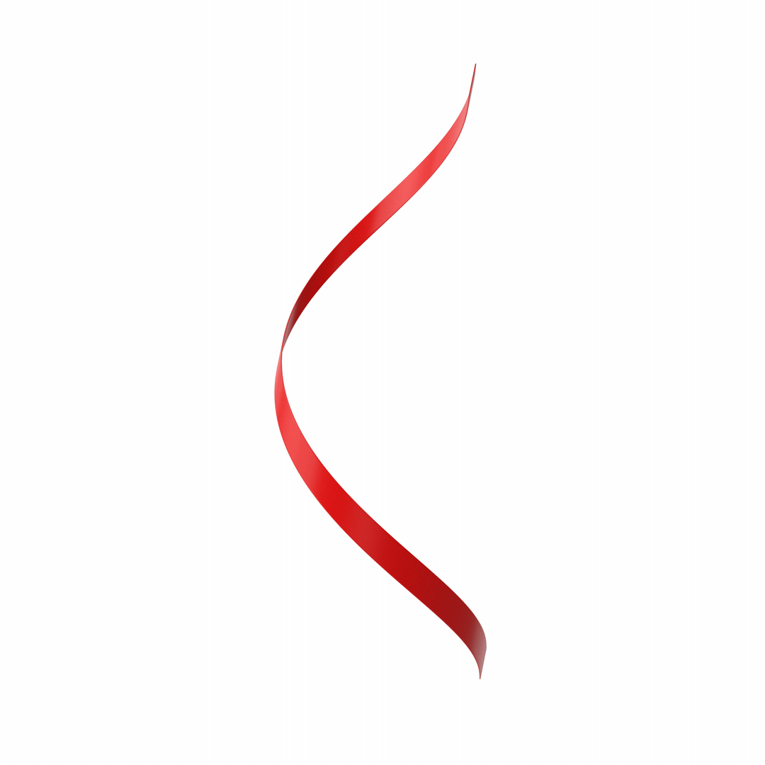 Red Curly Ribbon 3D Model - TurboSquid 2330746