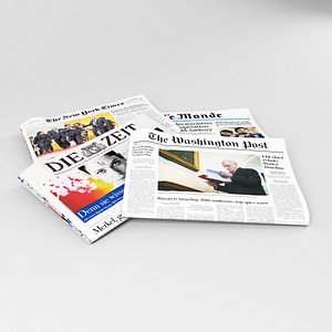 editable newspaper new york model