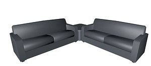 3d model of sofa set