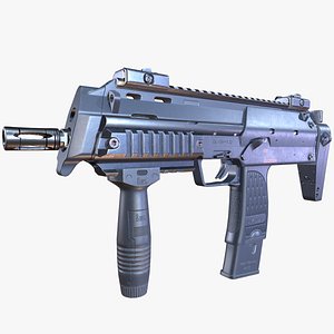 3D heckler koch submachine gun