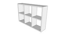 6 cube bookshelf
