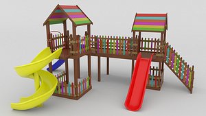 Playground Slide 3D model