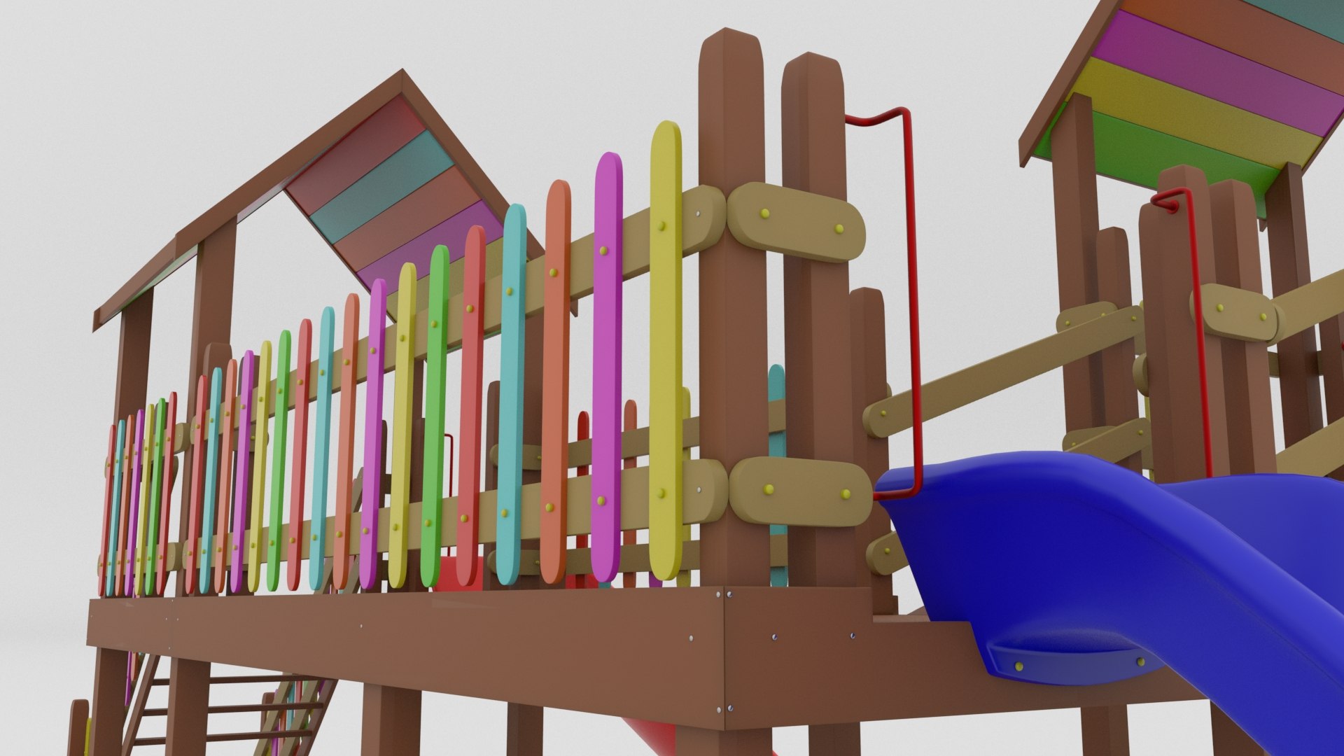 Playground Slide 3D Model - TurboSquid 1804671
