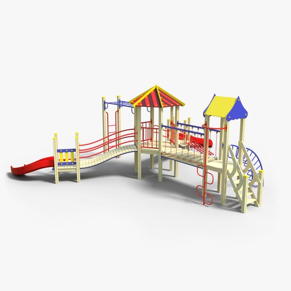 children s playground 3d max