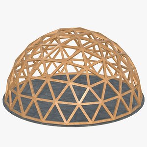 Geodesic Dome Wooden 4V