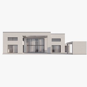 3D Luxury Minimalist House model