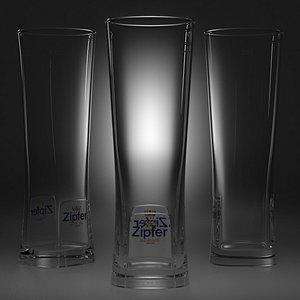 beer glass 4 3D model