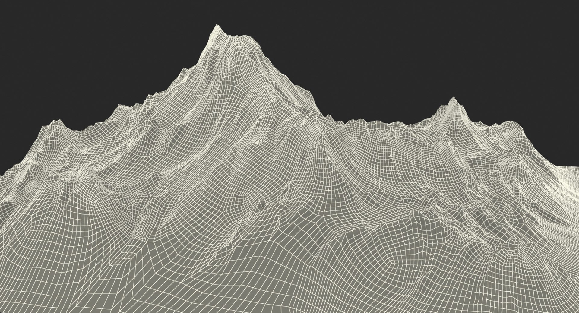 Mountain peak landscape model - TurboSquid 1369777
