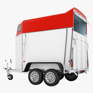 3D model niewiadow horse trailer