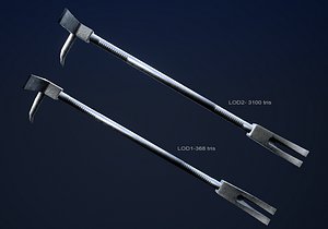 Halligan Bar 1 Plus 1 PBR Game Ready