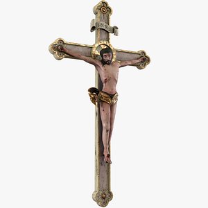 Medieval Crucifix Crema Rose - PBR