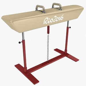 gymnastics pommel horse 3d 3ds