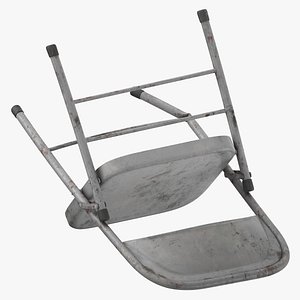 Metal Folding Chair Damaged