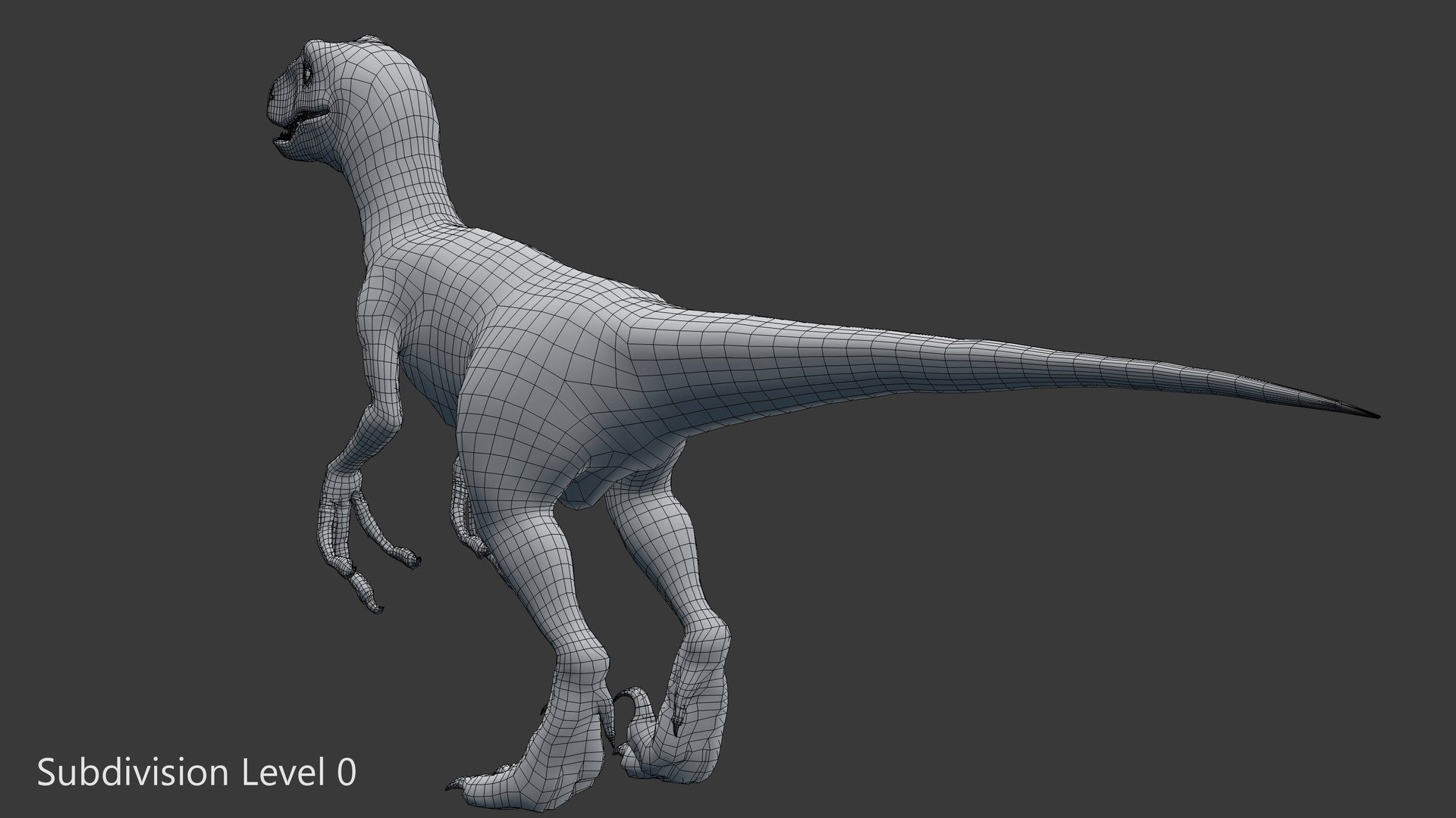 Realistic Raptor 3D Model - TurboSquid 1245365