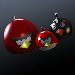 angry birds c4d