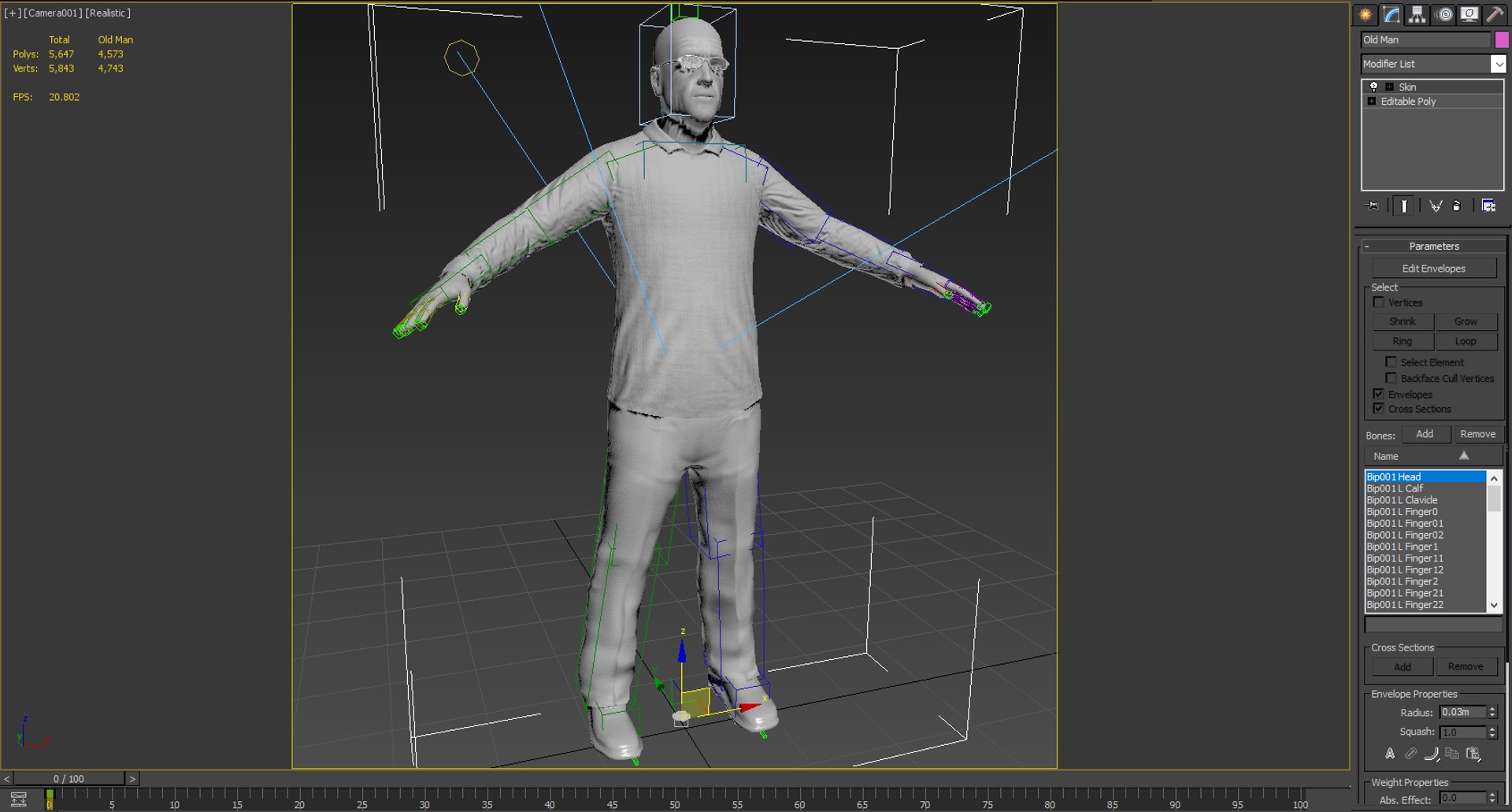 Rigged old man model - TurboSquid 1293877