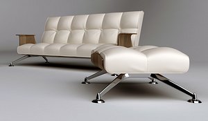 Modern Sofa & Ottomans