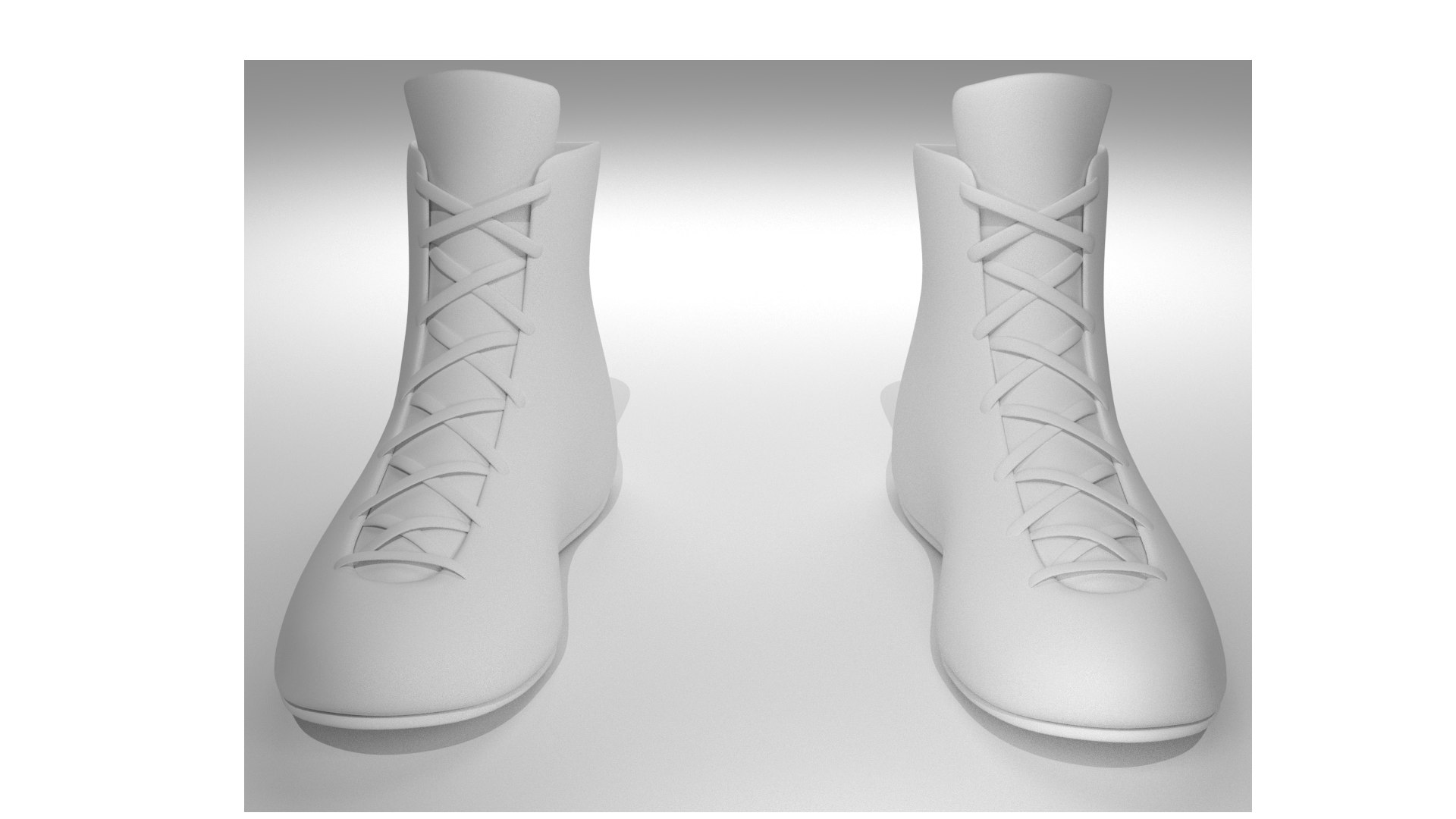 Boxing Boots 3D Model TurboSquid 1382387